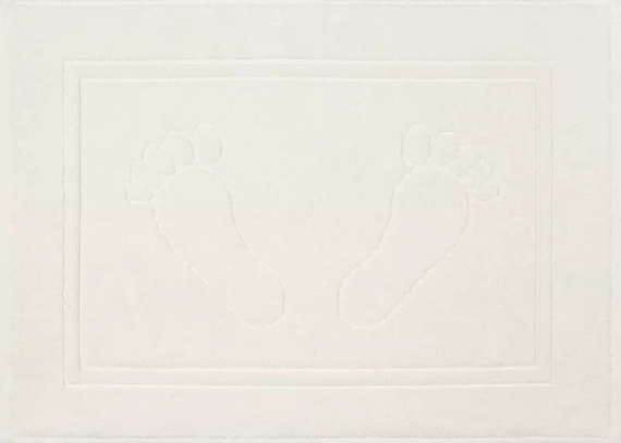 Sammy Eurocurtains cremefarbener Badezimmerteppich