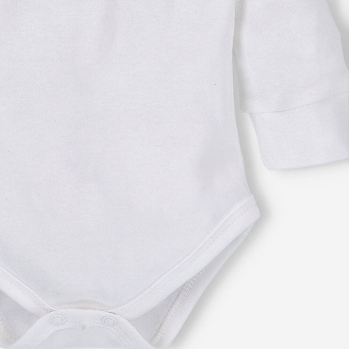 ABN-5265/ECR Wild Animals Nini Body aus ecrufarbener Bio-Baumwolle