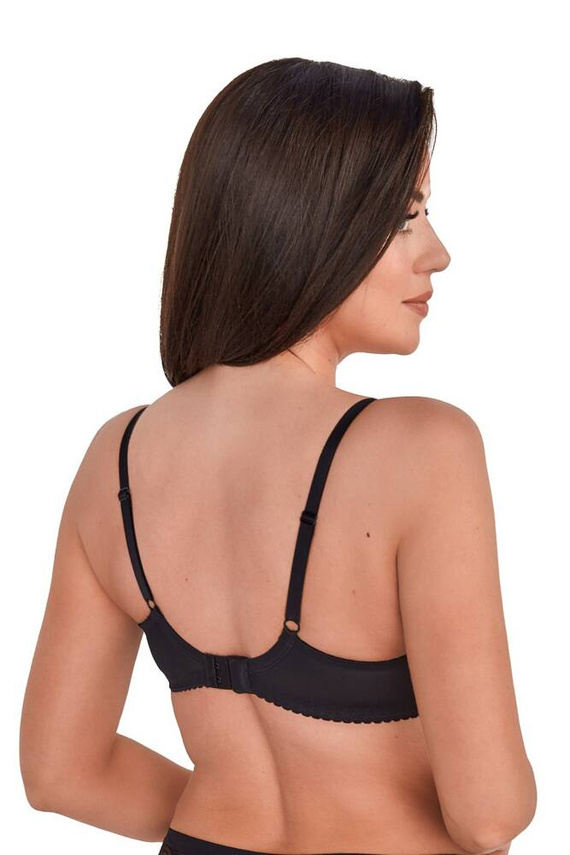 BS 1206 Nicola Gaia halbgepolsterter BH - schwarz-rosa