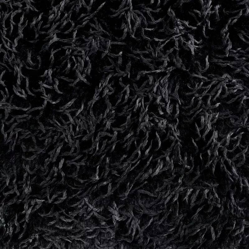 Adore Decke, zottelig, pelzig, Eurocurtains, schwarz