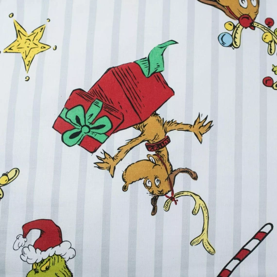 Bettwäsche Grinch Grinchmas JF24 140x200 100% Baumwolle Grinch Schloss