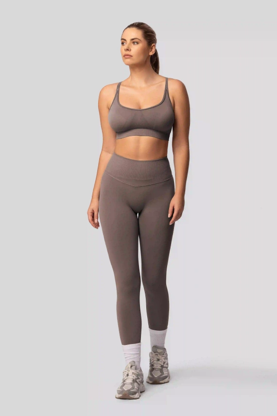 Push-up Leggings Spaio PRO High Waist blickdicht formend taupe