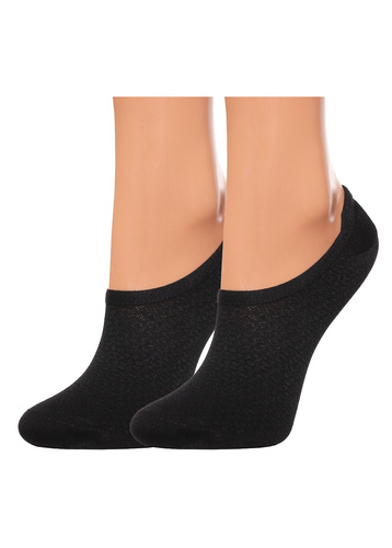 Moraj CDB200-402 Damen Ballerina Socken Baumwolle rutschfest black