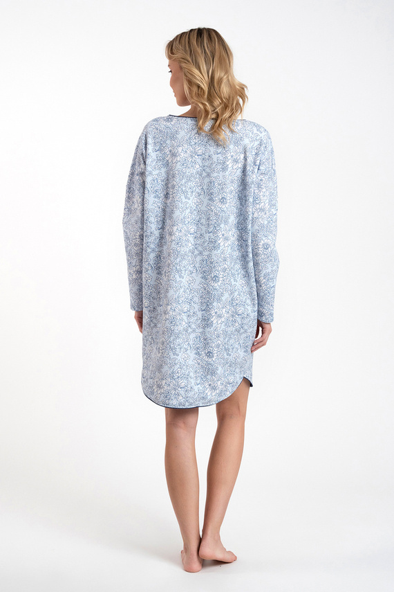 Gracjela Nachthemd Italienische Mode - Blaudruck 