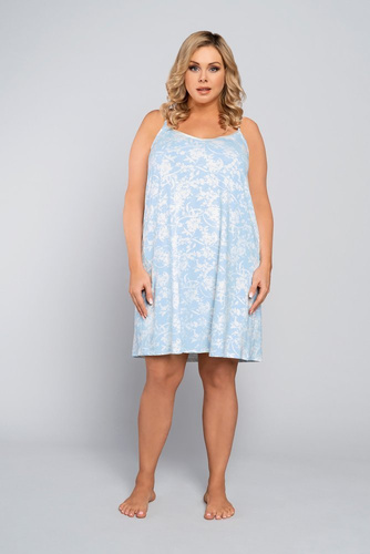 Breeze Nachthemd, schmaler Träger Italian Fashion - lachs 