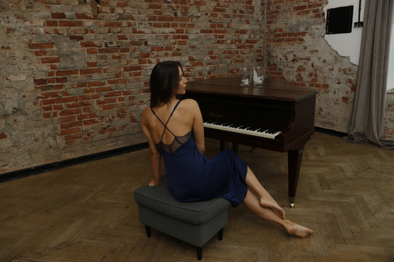 86648 Pari Damen-Nachthemd Mewa Marineblau