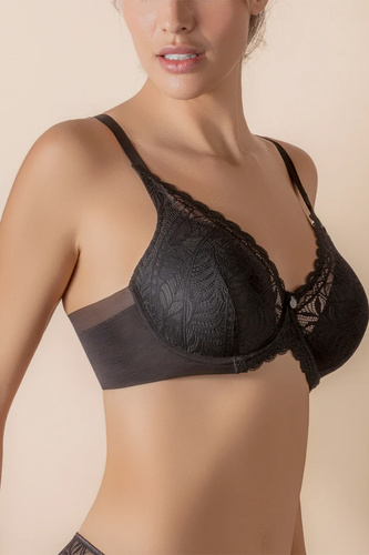 Selene Mara gepolsterter Bügel-BH mit Spitze negro-schwarz