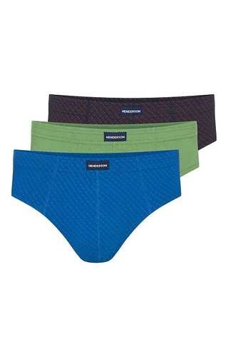 1446 K687 Henderson Herren-Slips, Baumwolle, 3 Stück im Karton