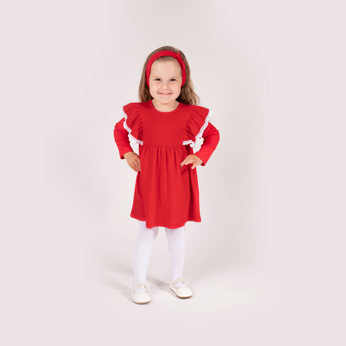 163179 Kleid für Mädchen „Magic of Christmas“ Nicol – rot