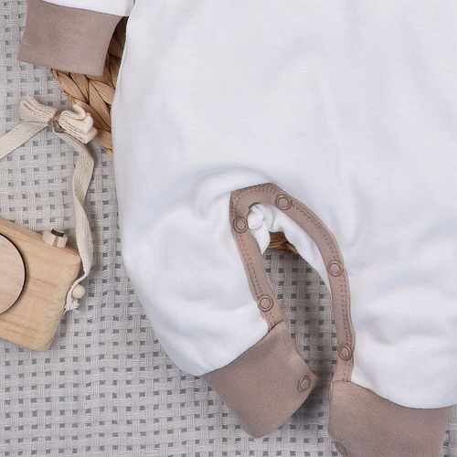 ABN-5509 Sky Journey Babyclown ohne Füße Nini | Bio-Baumwolle, Druckknopfverschluss