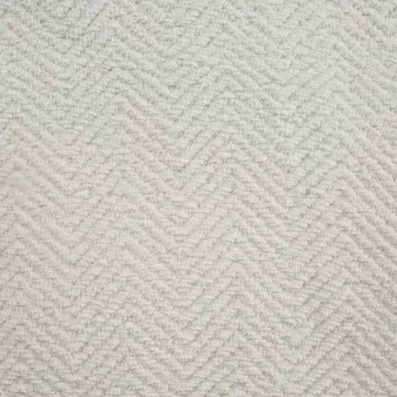 Milo Decke Tagesdecke mit Fransen Eurocurtains weiß