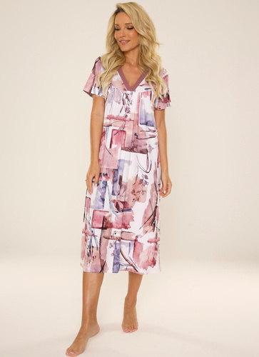 776 Violettes De Lafense Nachthemd - beerenfarben