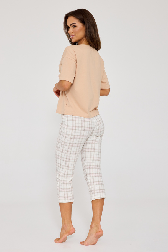 Damenpyjama Cornette 775/340 Morning 100% Baumwolle 7/8