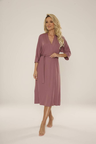 942 Visa Langer Bademantel De Lafense - berry