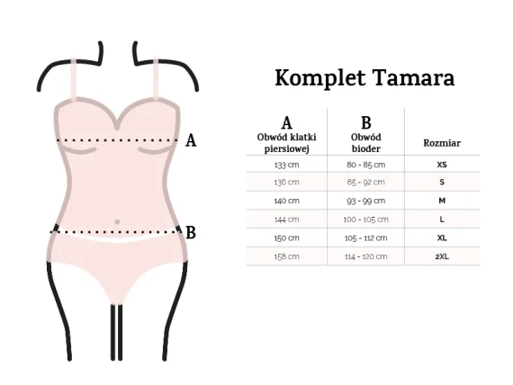 Komplet Dkaren Tamara 3 Baumwolle Bordeaux mit Spitze Shorts - Bordeaux
