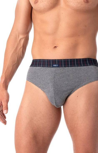 MPP 407 B25 Herren-Slips 2er-Pack Key - Marineblau-Grau