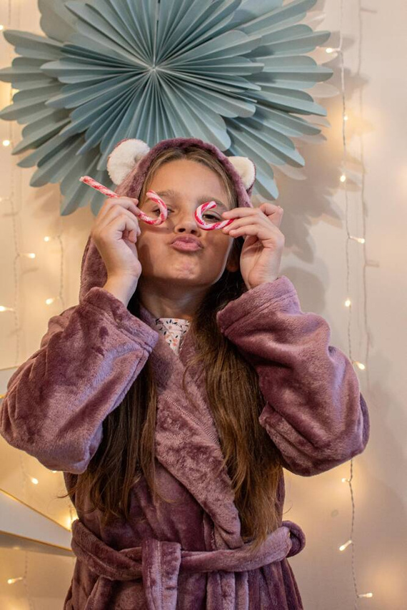 730 Serena Forex Kinder-Bademantel - Berry