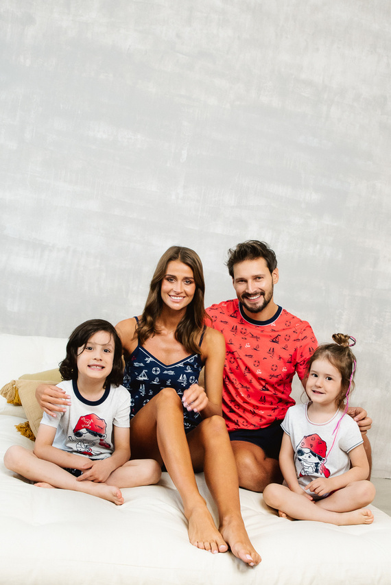 Marina Mädchen-Schlafanzug Italian Fashion - hell melange