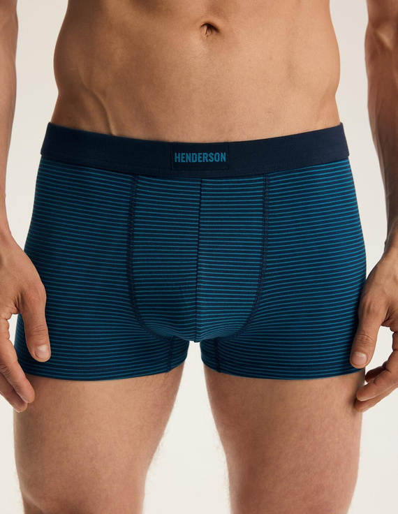 Henderson 44562 Bell Herren Boxershorts 2er-Pack Baumwolle mit breitem Logo-Bund