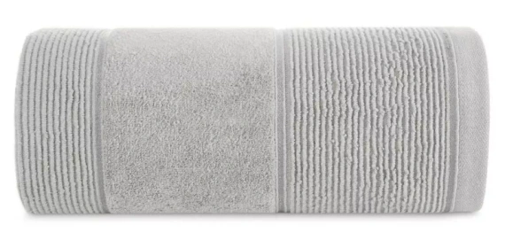 Komplett-Set Handtücher Emma Eurofirany silber 3 Stück 30x50 50x90 70x140 500 g/m²