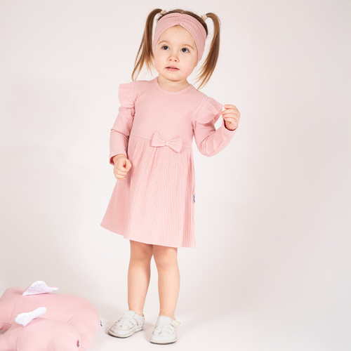 213160 Nelly Nicol Langarm-Bodykleid – Rosa