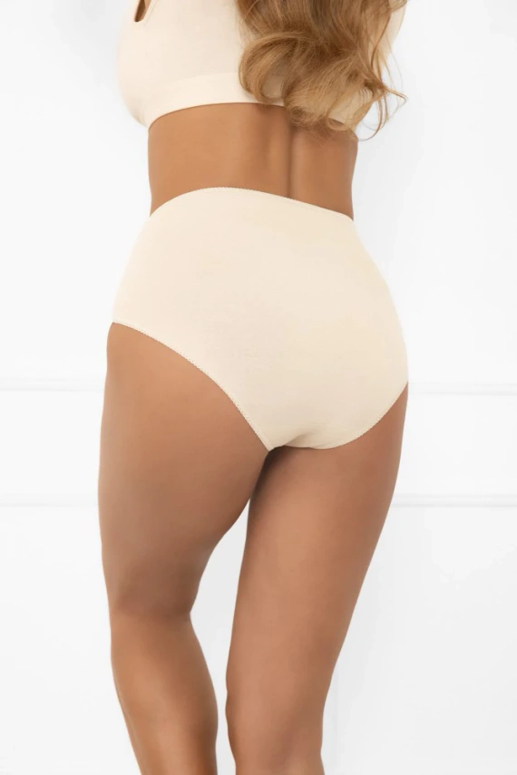 Libra maxi Damen Höschen mit Spitze Akzent | Italienische Mode Pulver blau