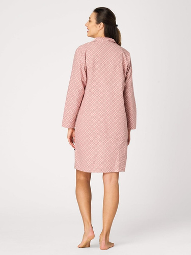 Nachthemd Key LND 743 rosa – aus Baumwollflanell, zum Öffnen