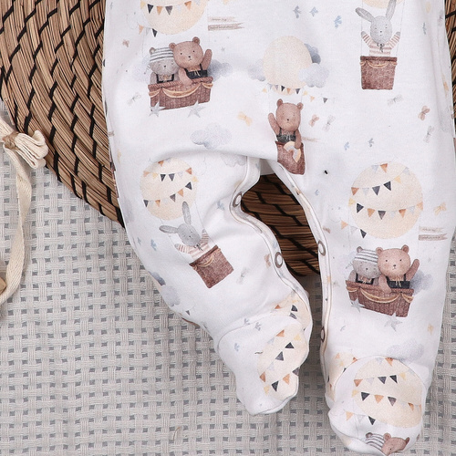 Nini Baby-Strampler 100% Bio-Baumwolle – Hergestellt in Polen