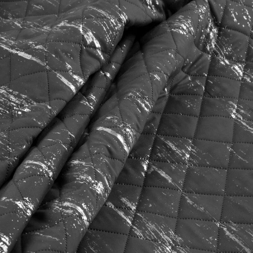 Blink 1 dekorative Tagesdecke Design91 Graphit/Silber