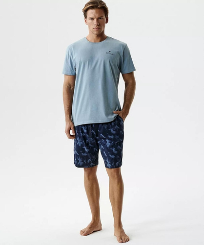 Herren Sommerpyjama Atlantic NMP-399 100% Baumwolle – leicht bequem