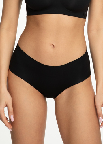 Infinity Classic Julimex schwarzes Höschen – nahtloses Damen-Mikrofaser-Höschen