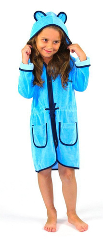 374 / 375 Desiree Kinderbademantel - blau