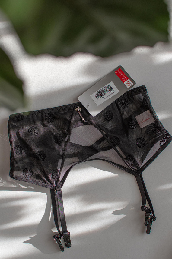 741 Yolanda Strumpfgürtel De Lafense- schwarz