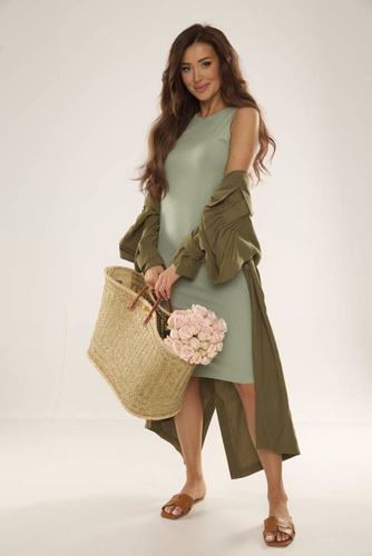 707 Freya Damen Kleid De Lafense - Erbse