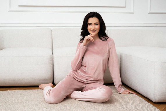 Akara Damen-Set Italienische Mode - puderrosa 