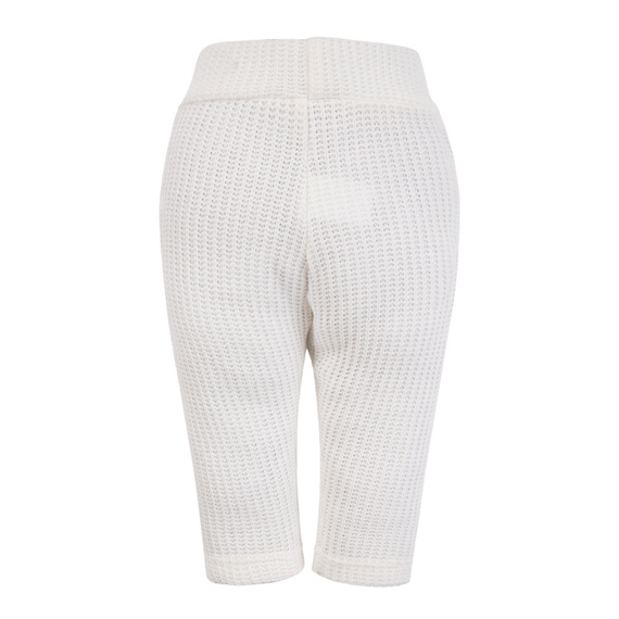 Fluffy Tails Eevi Baby-Leggings – ecrufarbener Pullover, mit Schleife an der Taille