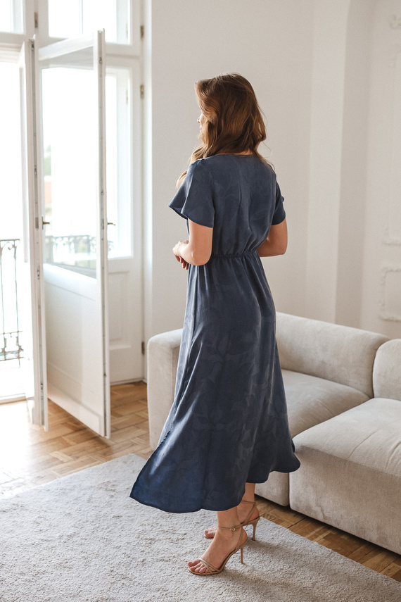 Milk & Love Lovely Dress Long Umstands- und Stillkleid in Dunkelblau