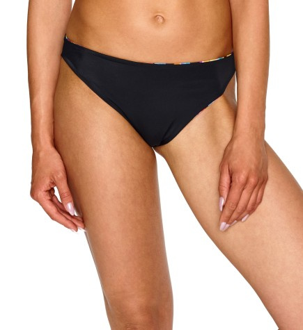Elisa Figi 3 Lupoline Wendebikini Slip 2in1 Schwarz und Print