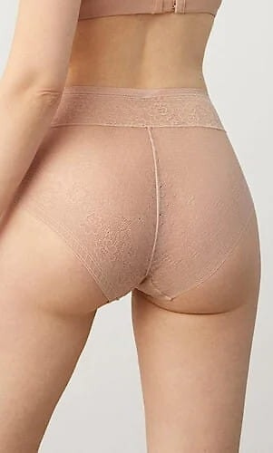 19191 Damenhöschen mit hoher Taille Ysabel Mora – Beige