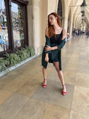 612 Artemise Damen-Schlafanzug Forex - grün