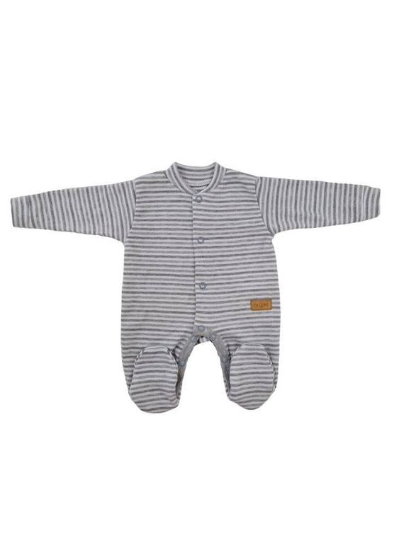 Baumwollclown „Lines“ Terjan – grau