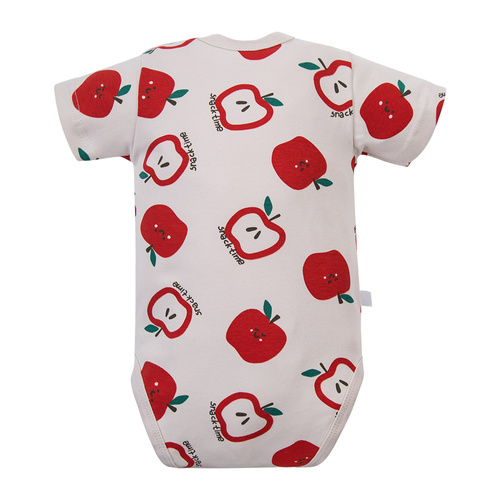 Baby Body Eevi Snack Time Kurzarm Baumwolle elastisch bequem
