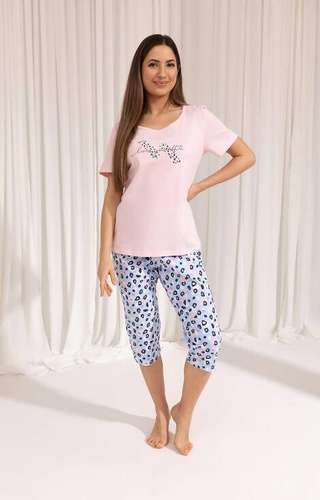 689 Regina Damenpyjama – Rosa