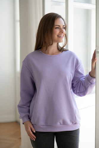 MilkItEasy! Milk&Love Still-Sweatshirt, Flieder