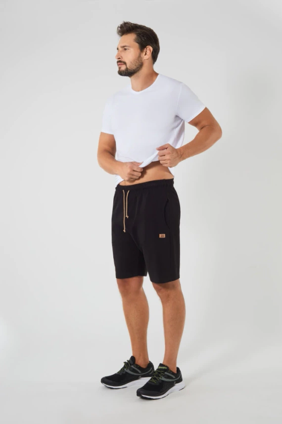 Leader Herren-Shorts Italian Fashion-schwarz