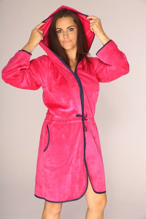 313 Desiree De Lafense Morgenmantel - Himbeere