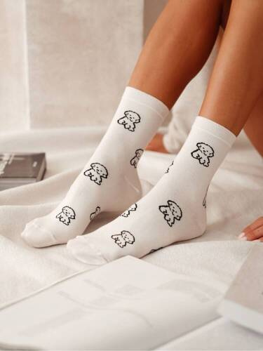 0200-155 Puppies Milena Damensocken – ecru