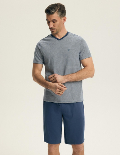 Henderson 44611 Poke Herren Pyjama Baumwolle kurzarm Shorts bequem