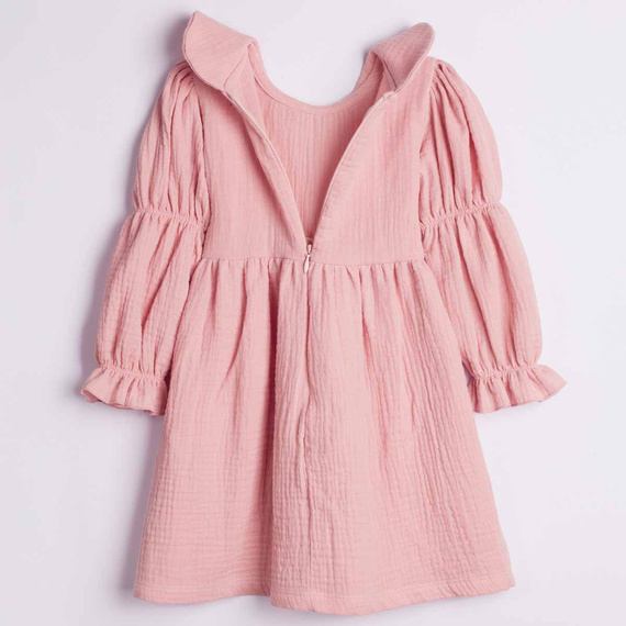 Mädchenkleid Nicol 224286 Musselin 100% Baumwolle Langarm