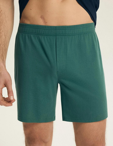 Henderson Core 44499 Bet Navy Herren-Pyjama, 100% Baumwolle, Kurzarm
